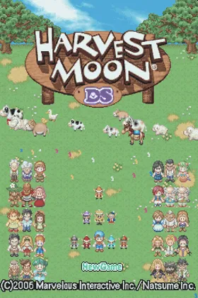 Harvest Moon DS (USA) (Rev 1) screen shot title